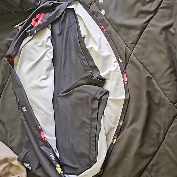 Ideology Skort XXL dark Gray with Floral design - Picture 3 of 8